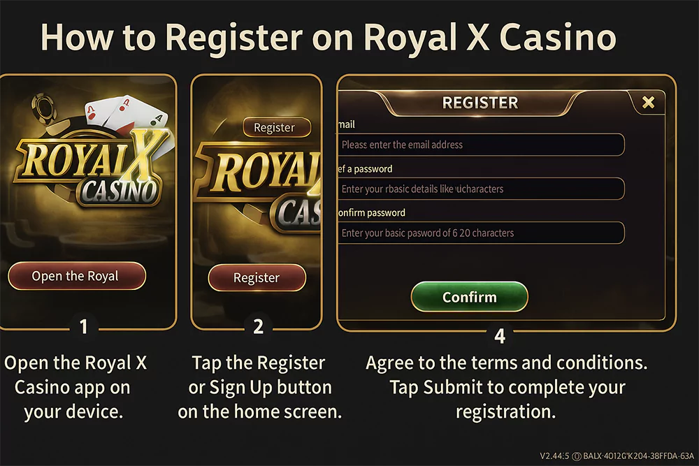 register royal x casino